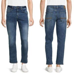 NWT New $109 BUFFALO David Bitton Evan-X Slim Straight Jeans Size 34 x 30